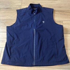 Holderness & Bourne Golf Vest DryLuxe Performance Sports Travel Blue Mens 2XL